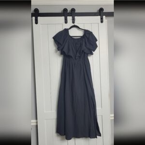 CUPSHE Ruffle Maxi Summer Off The Shoulder Dress. NEW!